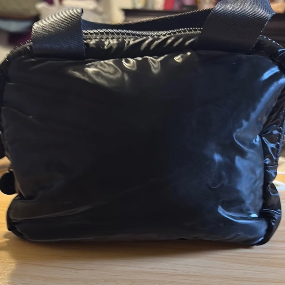 CHANEL Black Puff Cosmetic Bag w/Straps - Picture 2 of 8
